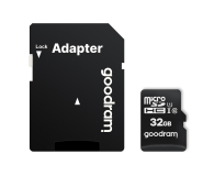 GOODRAM 32GB microSDHC 100MB/s C10 UHS-I U10 - 471594 - zdjęcie 1